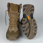 Тактичні шкіряні берці Oksy Tactical демісезонні черевикі Сoyote розмір 40 - зображення 2