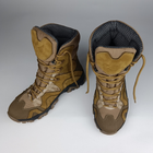 Зимние кожаные берцы Oksy Tactical на мембране GORE-TEX ботинки Coyote размер 43 - изображение 8
