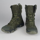 Кожаные берцы Oksy Tactical демисезонные ботинки Olive размер 41 - изображение 1