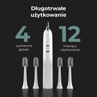 Електрична зубна щітка AENO DB3, 46000 обертів за хвилину, бездротова зарядка, біла, 4 насадки - зображення 14