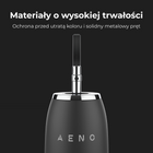 Електрична зубна щітка AENO DB6, 46000 обертів за хвилину, бездротова зарядка, чорна, 2 насадки - зображення 17