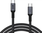 Кабель ArmorStandart USB Type-C - USB Type-C PD 100 W Aluminum Alloy 1 м Black-Gray (ARM69370)