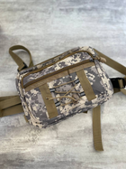 Тактична сумка нагрудна Tactical Bag Піксель - зображення 5