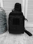Сумка тактична через плече Tactical Bag Black - изображение 4