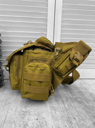 Сумка тактична через плече Elite Tactical Bag Coyote - изображение 5