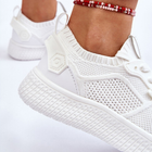 Sneakersy damskie z siatki na platformie do kostki wsuwane Big Star LL274415 36 Białe (5900714608989) - obraz 7
