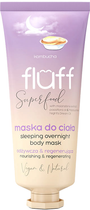 Maska do ciała Fluff Sleeping Overnight Body Mask odżywczo-regenerująca Kombucha 150 ml (5902539713121) - obraz 1