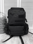 Рюкзак тактичний Assault Backpack Black 45л - изображение 6