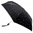 Парасолька жіноча механічна Fulton Tiny-2 Glitter Stars Black L501-041086