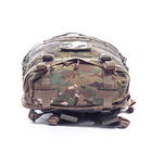 Рюкзак медичний тактичний дволямковий зносостійкий для силових структур Brotherhood мультикам (OPT-62001) - зображення 2