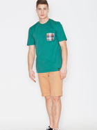 T-shirt męski bawełniany Visent V002 L Zielony (5902249100525) - obraz 3