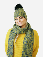 Комплект жіночий (шапка+шарф) Kamea K.22.261.17 One Size Різнокольоровий (5903246771374) - зображення 1