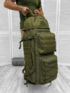 Тактичний рамний рюкзак Tactical Bag Olive 100 л - изображение 5