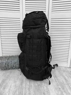 Тактичний рамний рюкзак Tactical Bag Black 100 л - зображення 5