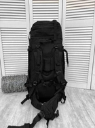 Тактичний рамний рюкзак Tactical Bag Black 100 л - изображение 6