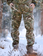 Зимний мужской костюм Рип-Стоп -20°C Утепленный бушлат и брюки Мультикам 54 - изображение 5