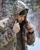 Зимний мужской костюм Рип-Стоп -20°C Утепленный бушлат и брюки Мультикам 56 - изображение 4