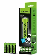 Батарейка алкалінова VIDEX LR6/AA, 4 шт