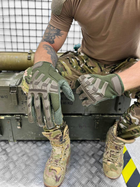 Рукавички Mechanix M-PACT тактичні із захистом від ударів олива розмір M