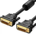 Двоканальний цифровий відеокабель Ugreen DVI-D 24+1 для DVD, ноутбуків, HDTV і проєкторів 2 м Black (YM1038)