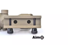 Приціл коліматорний ACOG (з оптичним волокном) — tan [AIM-O] (для страйкбола) - зображення 10