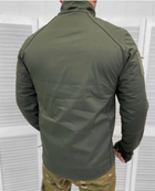 Армейская куртка Combat ткань soft-shell на флисе Оливковый 3XL (Kali) KL006 - изображение 2