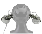 Активні навушники на шолом Walkers Razor + кріплення OPS Core Чебурашки Оливковий (Kali) KL150 - зображення 5