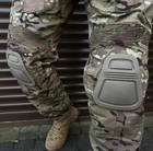 Мужские брюки G3 демисезонные повседневные с наколенниками в комплекте Рип-стоп KL100 с износостойкого материала с накладными и прорезными карманами липучками под коленом Мультикам XL (Kali) - изображение 4