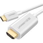 Кабель Ugreen USB Type-C to HDMI з позолоченими конекторами 1.5 м White (YM1162)