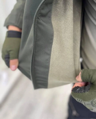 Армейская куртка Combat ткань soft-shell на флисе Оливковый XL (Kali) KL009 - изображение 4