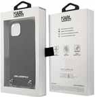 Etui CG Mobile Karl Lagerfeld Leather TextuCzerwony and Chain do Apple iPhone 13 mini Czarny (3666339049928) - obraz 3