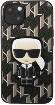 Etui CG Mobile Karl Lagerfeld Monogram Iconic Patch do Apple iPhone 13 mini Czarny (3666339049362) - obraz 2