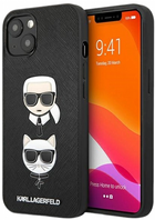 Панель CG Mobile Karl Lagerfeld Saffiano Karl&Choupette для Apple iPhone 13 mini Black (3666339028657)