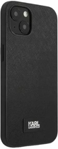 Панель CG Mobile Karl Lagerfeld Saffiano Plaque для Apple iPhone 13 mini Black (3666339048921) - зображення 1