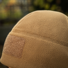 Шапка M-Tac Watch Cap Elite фліс 320г/м2 з липучкою Coyote Brown XL (00-00013482) - зображення 8