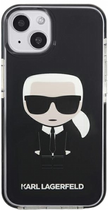 Etui CG Mobile Karl Lagerfeld Iconic Karl do Apple iPhone 13 mini Czarny (3666339048402) - obraz 2