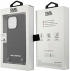 Etui CG Mobile Karl Lagerfeld Leather TextuCzerwony and Chain do Apple iPhone 13 Pro Max Czarny (3666339049959) - obraz 3
