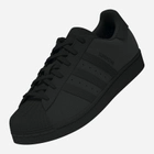 Підліткові кеди для дівчинки Adidas Superstar J FU7713 36.5 (UK 4.5) Чорні (4062056554926) - зображення 7