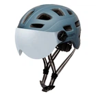 Велошлем Cairn Quartz Visor LED USB grey (52-58)