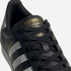 Trampki damskie skórzane do kostki Adidas Superstar W FV3286 39.5 (UK 6) Czarne (4062056831836) - obraz 11