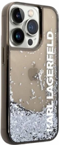 Панель CG Mobile Karl Lagerfeld Liquid Glitter Elong для Apple iPhone 14 Pro Black (3666339091569) - зображення 2
