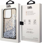 Панель CG Mobile Karl Lagerfeld Liquid Glitter Elong для Apple iPhone 14 Pro Black (3666339091569) - зображення 3
