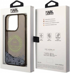Панель CG Mobile Karl Lagerfeld Liquid Glitter RSG для Apple iPhone 14 Pro Black (3666339086022) - зображення 3