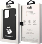 Панель CG Mobile Karl Lagerfeld Silicone Choupette для Apple iPhone 14 Pro Black (3666339086749) - зображення 3