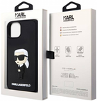 Панель CG Mobile Karl Lagerfeld Rubber Ikonik 3D для Apple iPhone 14 Plus Black (3666339122638) - зображення 3