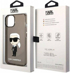 Etui CG Mobile Karl Lagerfeld Iconic Karl Lagerfeld do Apple iPhone 14 Plus Czarny (3666339087050) - obraz 3