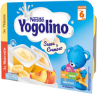 Йогурт Nestle Yogolino Banana and Peach 6 x 60 г (7613035737129) - зображення 1