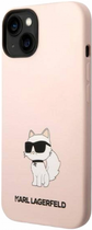 Etui CG Mobile Karl Lagerfeld Silicone Choupette do Apple iPhone 14 Plus Rozowy (3666339086695) - obraz 2