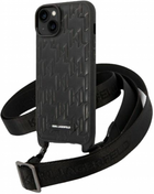 Панель CG Mobile Karl Lagerfeld Monogram Plaque Logo Strap для Apple iPhone 14 Plus Black (3666339093242)