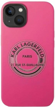 Панель CG Mobile Karl Lagerfeld Silicone RSG для Apple iPhone 14 Plus Pink (3666339085735) - зображення 3